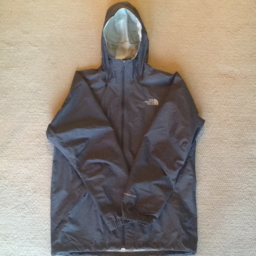 The North Face Men’s Raincoat, heather grey, M